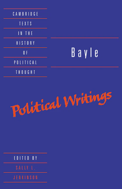 Bayle: Political Writings