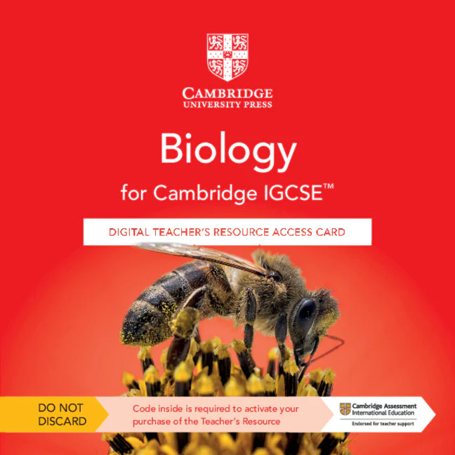 Cambridge IGCSE™ Biology Digital Teacher's Resource Access Card