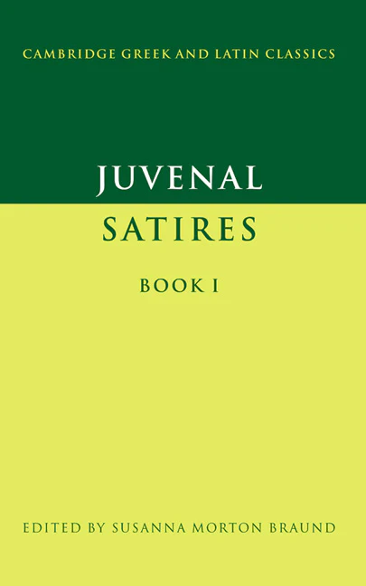 Juvenal: Satires Book I