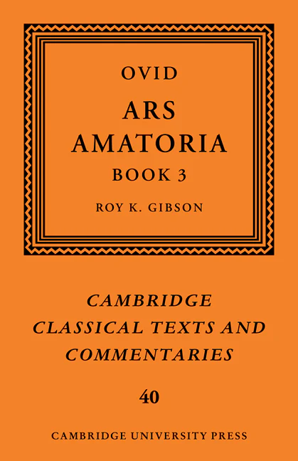 Ovid:  Ars Amatoria,  Book III