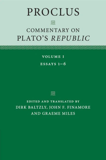 Proclus: Commentary on Plato's  Republic : Volume 1