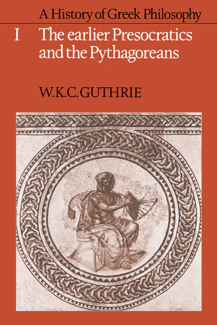 SALE A History of Greek Philosophy  Volume 1: The Earlier Presocratics and the Pythagoreans