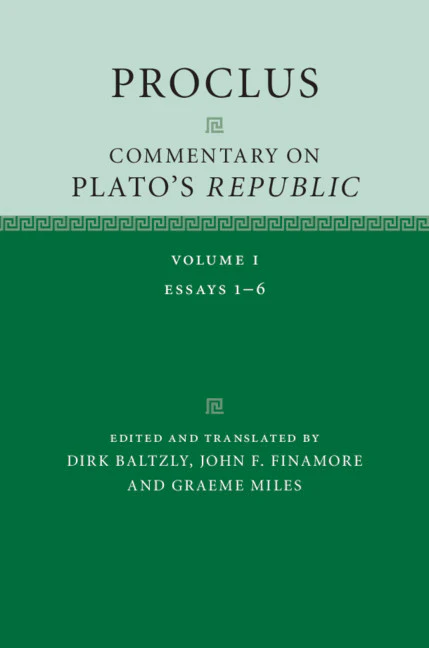 SALE Proclus: Commentary on Plato's Republic Volume 1