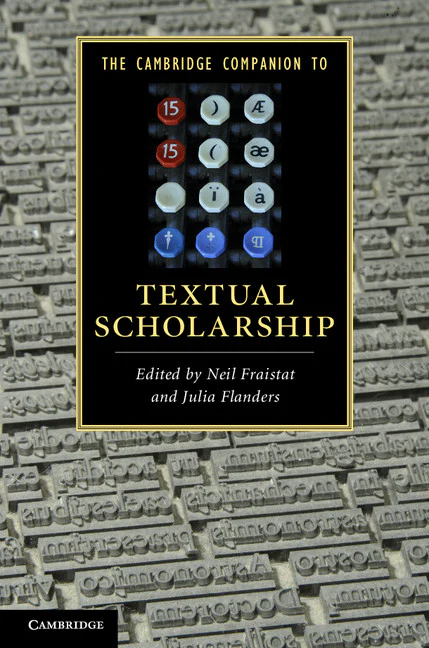 SALE The Cambridge Companion to Textual Scholarship