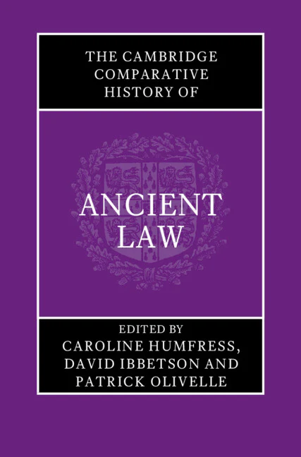 SALE The Cambridge Comparative History of Ancient Law
