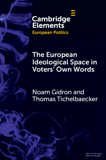 The European Ideological Space in Voters' Own Words