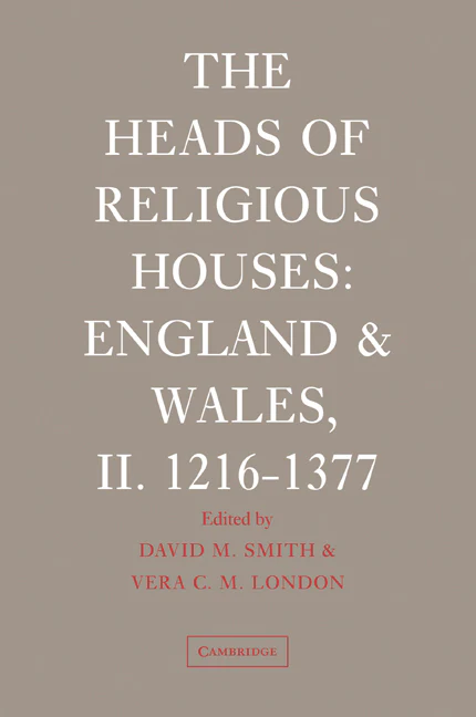The Heads of Religious Houses, II
