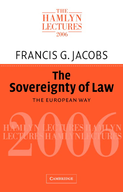 The Sovereignty of Law