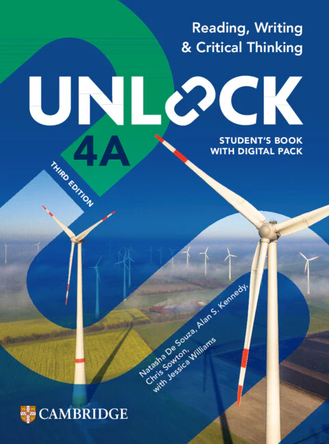Unlock Level 4A Reading, Writing and Critical Thinking Student's Book with Digital Pack  3rd Edition