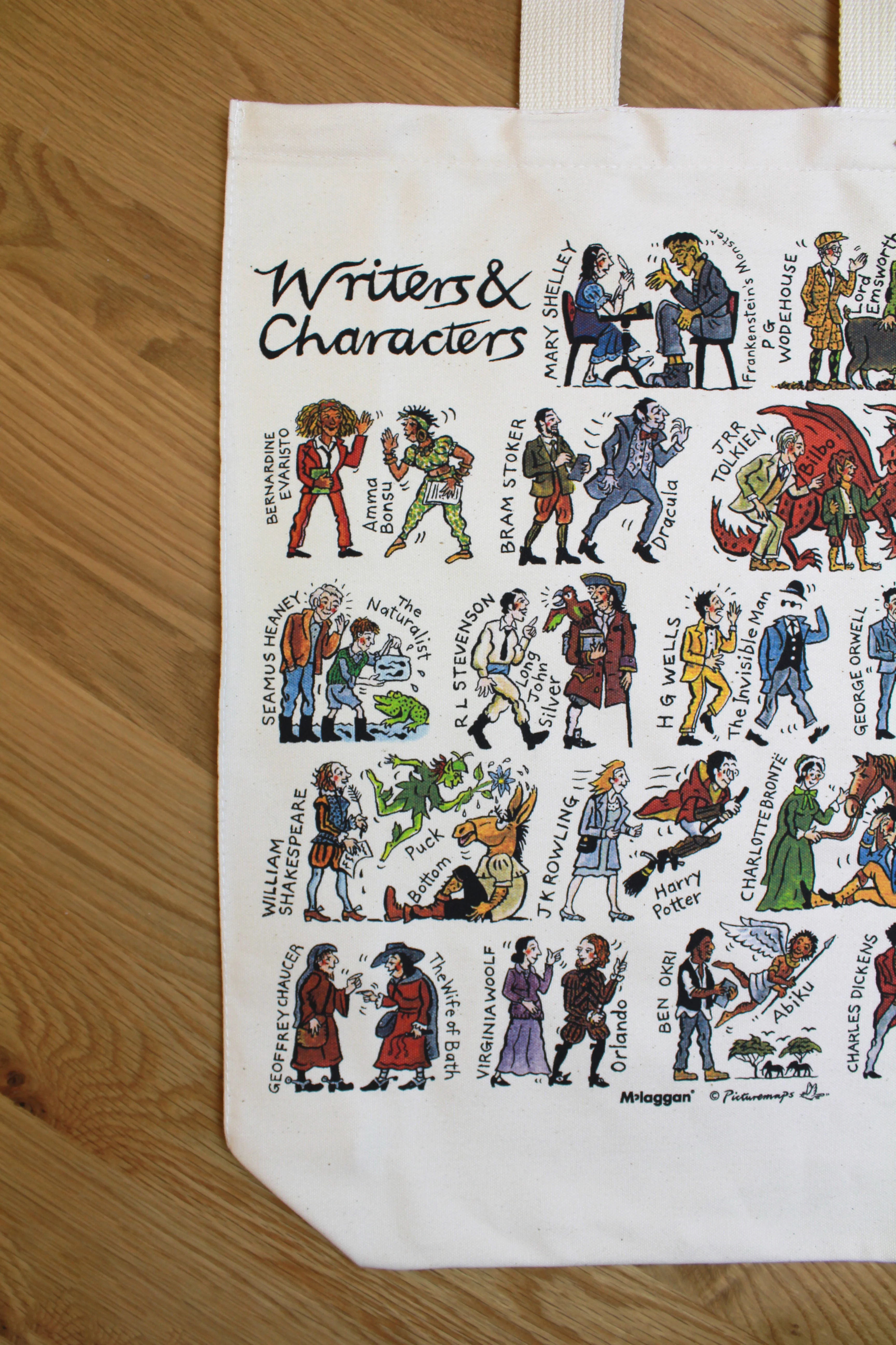 Writers and Characters Tote Bag - Image 2